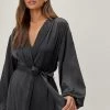 Sleepwear Satin Long Pajama Set And Robe 2 Sleepwear Satin Long Pajama Set And Robe -Christmas Sales womens black satin long pajama set and robe