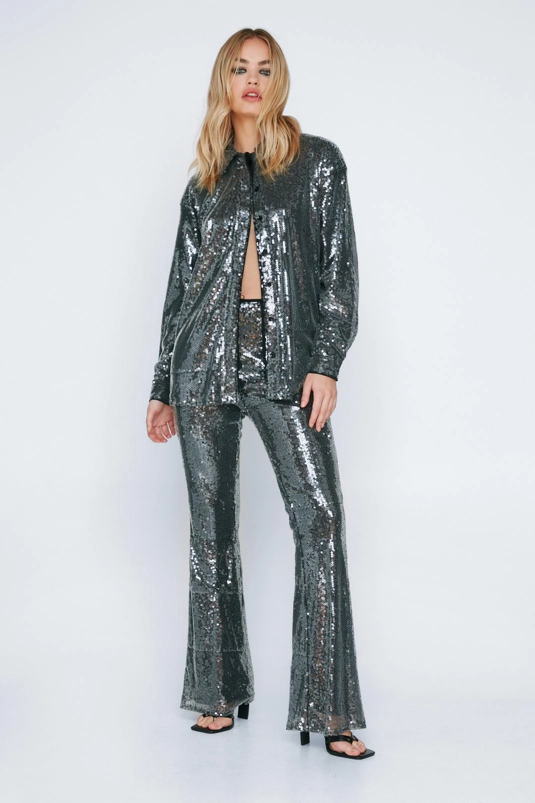 Two Piece Sets Sequin Two Piece Flare Pants 3 Two Piece Sets Sequin Two Piece Flare Pants
