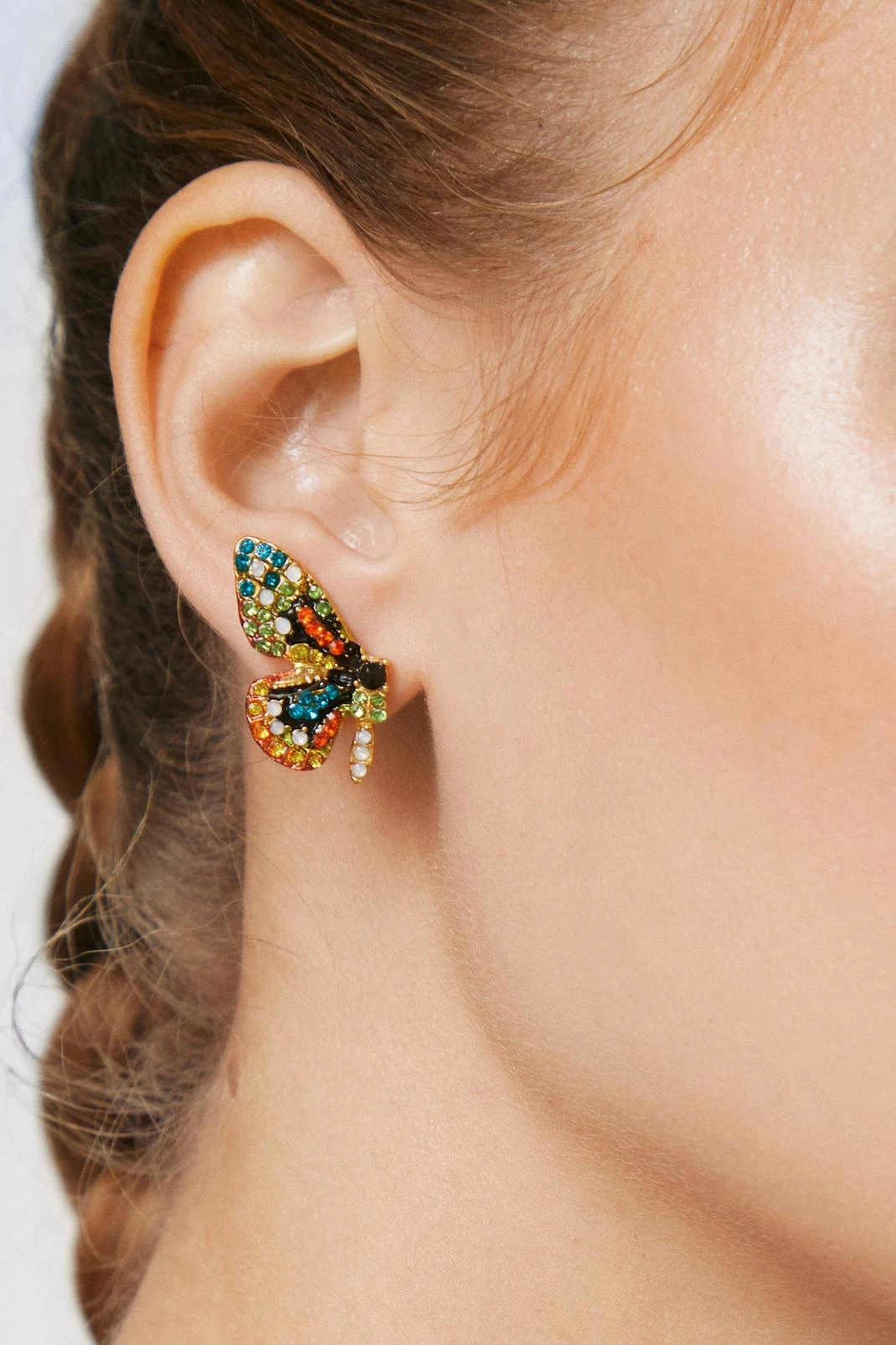 Jewelry Diamante Butterfly Earrings 5 Jewelry Diamante Butterfly Earrings - Image 4