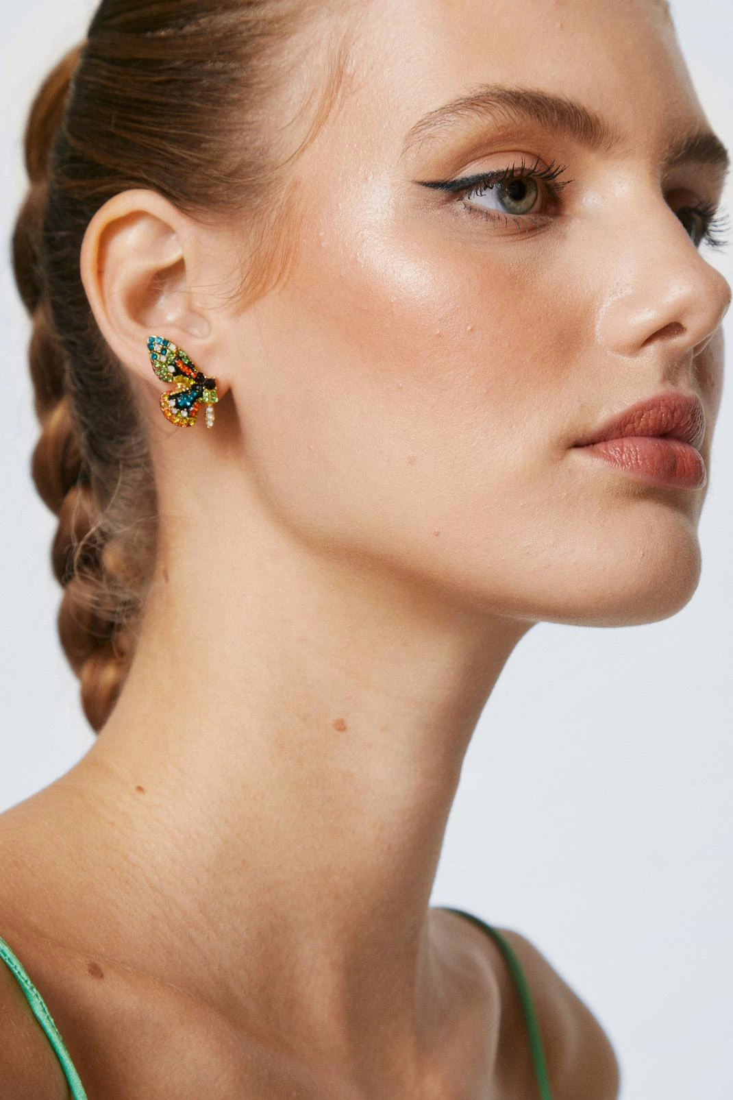 Jewelry Diamante Butterfly Earrings 2 Jewelry Diamante Butterfly Earrings