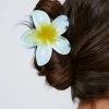 Hair Clips Flower Hair Clip 2 Hair Clips Flower Hair Clip -Christmas Sales womens blue flower hair clip