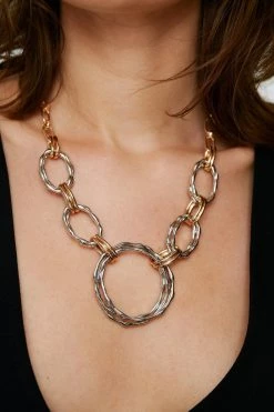 Necklaces Circle Chain Link Necklace