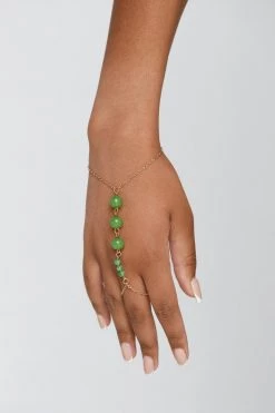 Party Outfits Crystal Finger Ring Bracelet