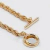 Necklaces Gold Plated Loop Chain Pendant Bracelet -Christmas Sales womens gold gold plated loop chain pendant bracelet