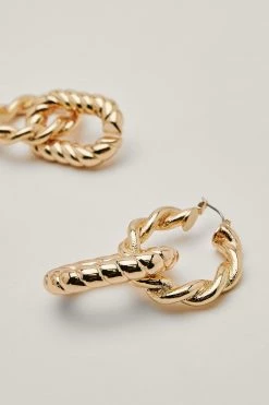 Make Your Move! 60% Off Party! Recycled Twisted Double Hoop Metal Earrings 8 Make Your Move! 60% Off Party! Recycled Twisted Double Hoop Metal Earrings -Christmas Sales womens gold recycled twisted double hoop metal earrings 2