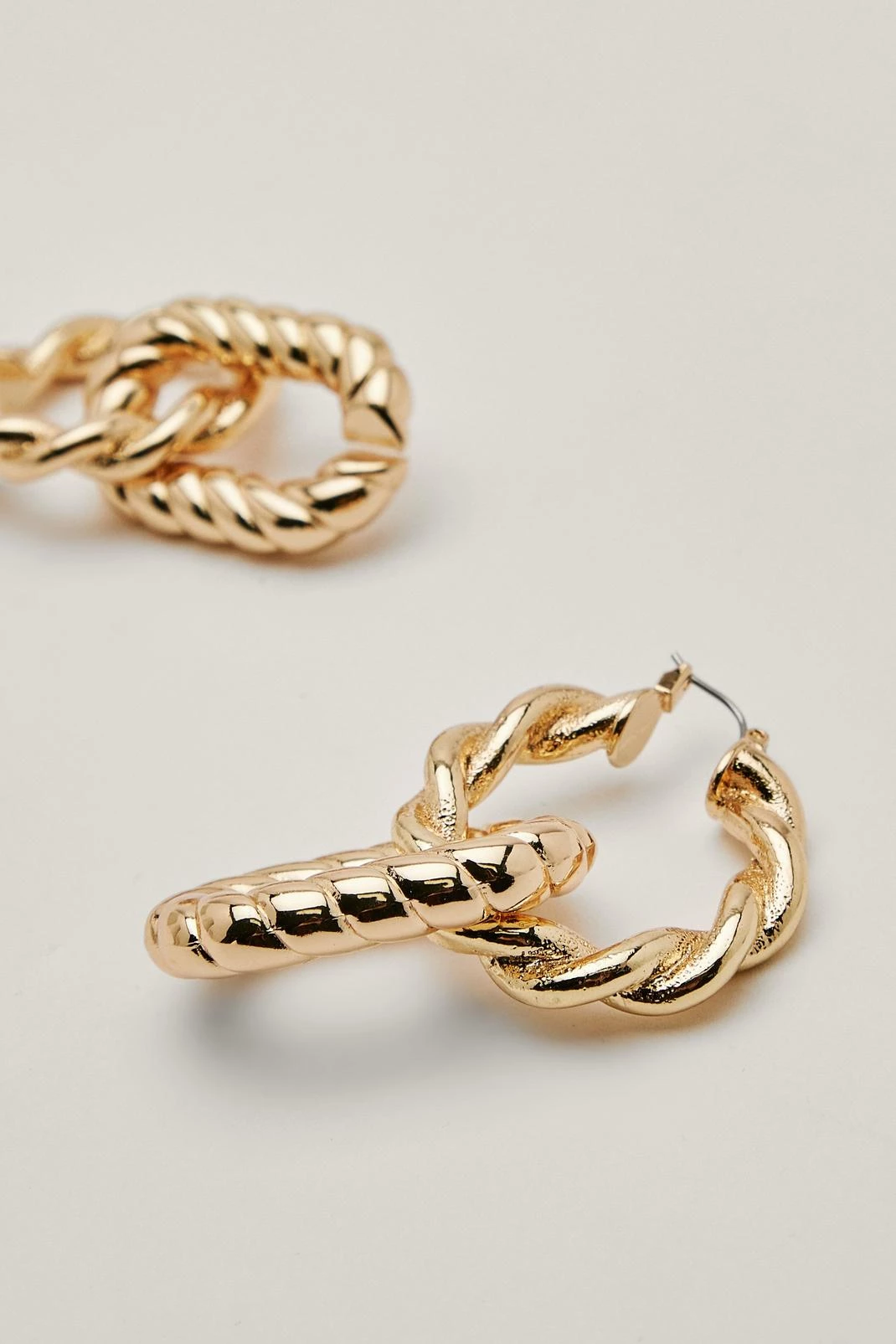 Make Your Move! 60% Off Party! Recycled Twisted Double Hoop Metal Earrings 5 Make Your Move! 60% Off Party! Recycled Twisted Double Hoop Metal Earrings - Image 3