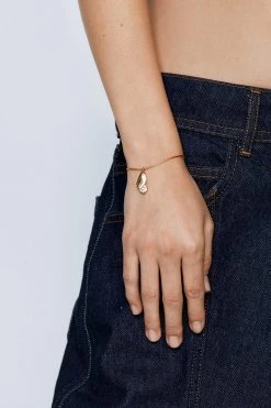 Jewelry Set Of Gold Plated Butterfly Friendship Bracelets