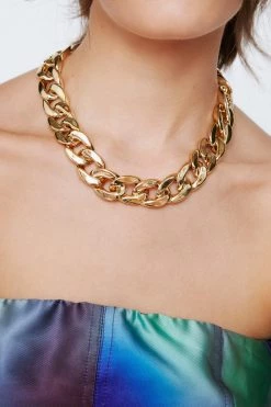 Necklaces Smooth Chain Link Necklace 9 Necklaces Smooth Chain Link Necklace -Christmas Sales womens gold smooth chain link necklace 3