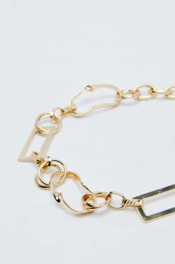 Necklaces Square Chain Chunky Necklace 8 Necklaces Square Chain Chunky Necklace -Christmas Sales womens gold square chain chunky necklace 2