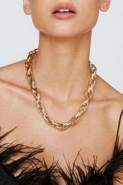 Necklaces Twisted Chain Chunky Statement Necklace