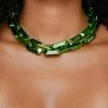 Necklaces Chunky Chain Necklace 1 Necklaces Chunky Chain Necklace -Christmas Sales womens green chunky chain necklace