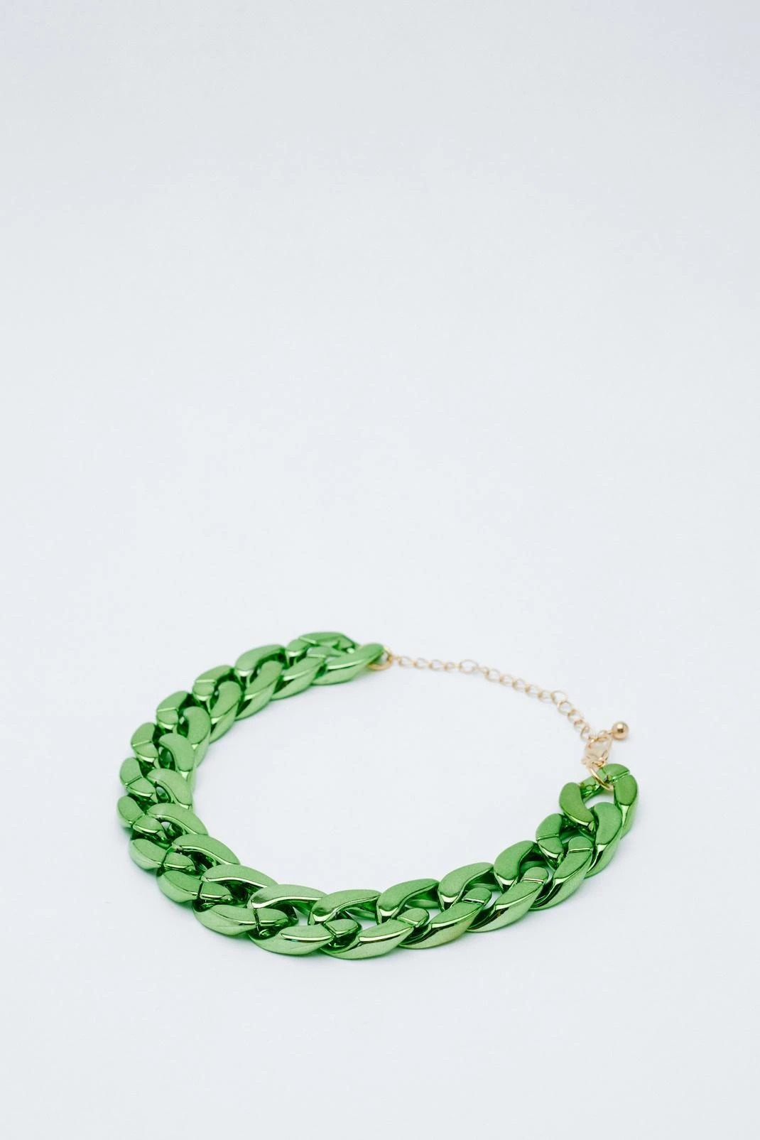 Necklaces Recycled Metallic Chain Necklace 4 Necklaces Recycled Metallic Chain Necklace - Image 2