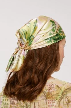 Accessories Landscape Print Multiway Headscarf