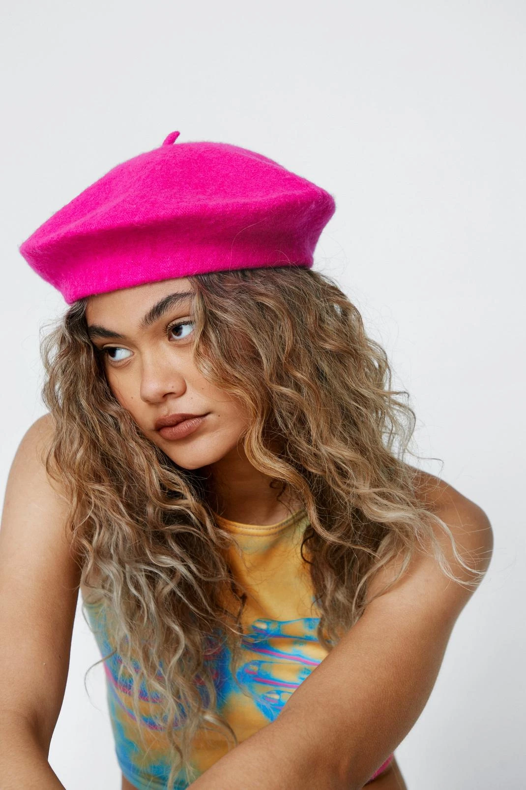 Hats And Hair Accessories Pink Beret 6 Hats And Hair Accessories Pink Beret - Image 4