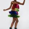 Bodycon Dresses Multi Tinsel Mix Dress
