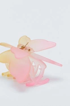 Hair Clips Butterfly Hair Clip -Christmas Sales womens pink butterfly hair clip 2