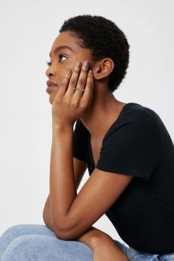 New Fuck Graphic Chunky Ring -Christmas Sales womens silver fuck graphic chunky ring 2