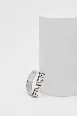 New Fuck Graphic Chunky Ring -Christmas Sales womens silver fuck graphic chunky ring