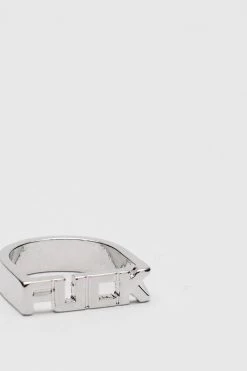 New Fuck Graphic Chunky Ring -Christmas Sales womens silver fuck graphic chunky ring 6