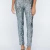 Party Outfits Full Sequin Legging -Christmas Sales womens silver full sequin legging