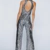 Going Out Jumpsuits Petite High Neck Sequin Jumpsuit 2 Going Out Jumpsuits Petite High Neck Sequin Jumpsuit -Christmas Sales womens silver petite high neck sequin jumpsuit