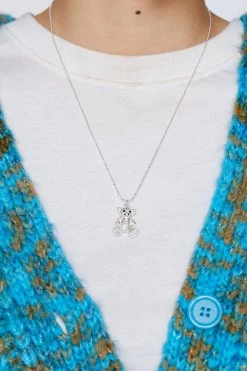 Necklaces Sterling Silver Gummy Bear Necklace -Christmas Sales womens silver sterling silver gummy bear necklace 3