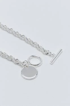 Necklaces Sterling Silver Loop Chain Pendant Bracelet -Christmas Sales womens silver sterling silver loop chain pendant bracelet 2